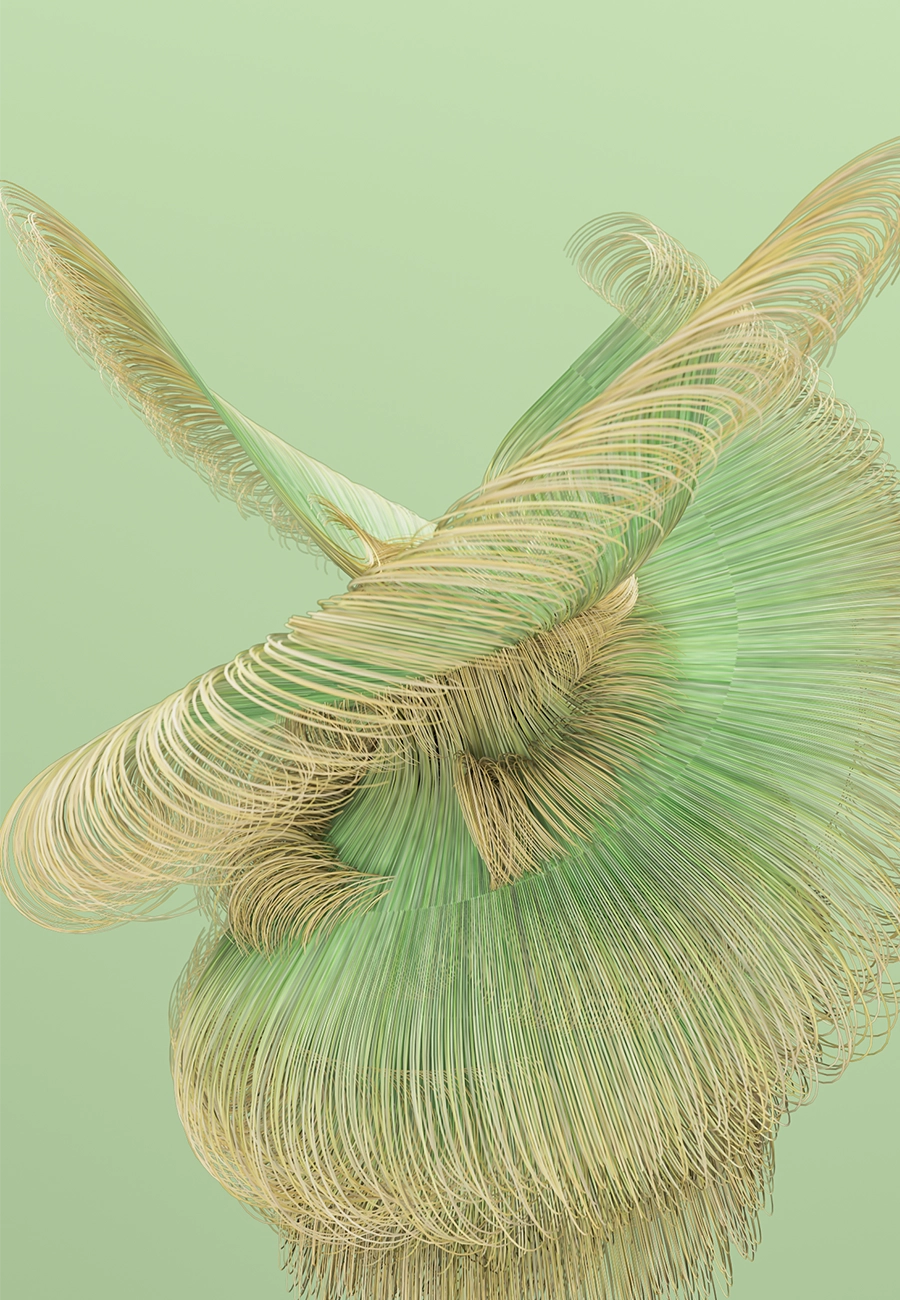 Chlorophyll Ballet LUCHEN Watson Digital Abstraction Artwork
